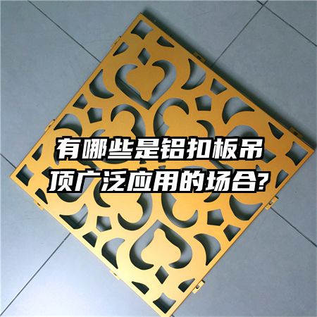 有哪些是鋁扣板吊頂廣泛應(yīng)用的場(chǎng)合?