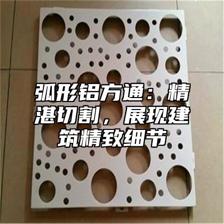 弧形鋁方通：精湛切割，展現(xiàn)建筑精致細(xì)節(jié)